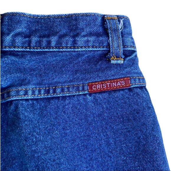 Vintage 1990s Cristina’s High Rise Snap Leg Mom Jeans - Picture 7 of 7